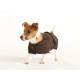 Brown Wool Casual Coat - Large